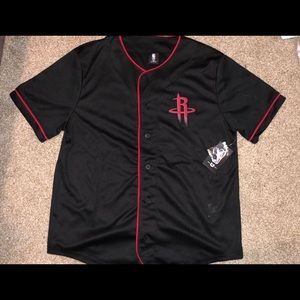 Houston Rockets Baseball Style Jerseys